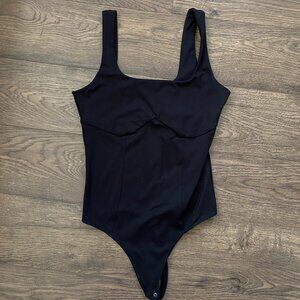 Double-Layered Seamless Fabric Corset Bodysuit